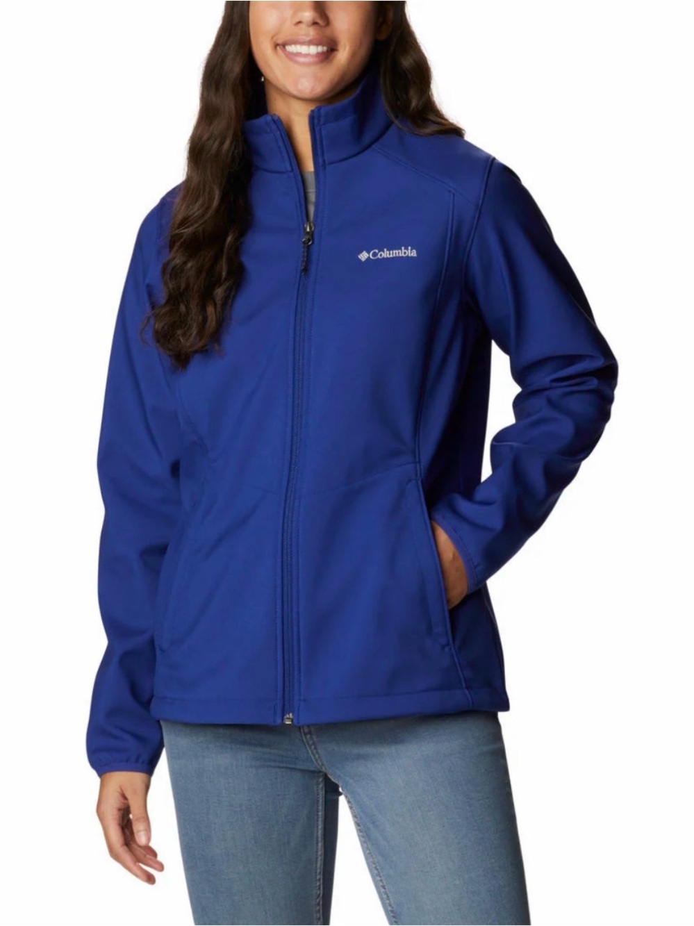 Columbia Women's Omni-Shield Dark/Sapphire Full Zip Utility Jacket Size Large